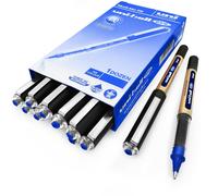 Uni-Ball Eye UB-150-10 Broad Liquid Ink Rollerball Pens 1.0mm Blue Pack of 12