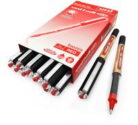 Uni-Ball Eye UB-150-10 Broad Liquid Ink Rollerball Pens 1.0mm Red Pack of 12