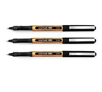 uni-ball Eye UB-150-10 Broad Liquid Ink Rollerball Pens - 1.0mm - Black - Pack of 3