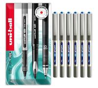 uni-ball EYE UB-157 0.7mm Tip Rollerball Pen - Blue (Pack of 6)