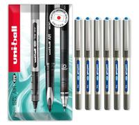 uni-ball EYE UB-157 0.7mm Tip Rollerball Pen - Light Blue (Pack of 6)