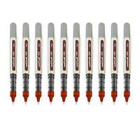 Uni-Ball EYE UB-157 0.7mm Tip Rollerball Pen - Red (Pack of 10)