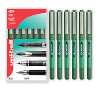 uni-ball EYE - UB-157D Liquid Ink Rollerball Pens - 0.7mm Nib - In Gift Box (Pack of 6, Green)