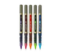 Uni-Ball EYE UB-157 Fine Liquid Ink Rollerball Pen - Tropical Set - Pack of 5