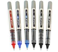 uni-ball EYE - UB-157E Rollerball Pens - 0.7mm Nib - 3 x Black, 2 x Blue, 1 x Red - 6 Pack