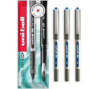 uni-ball EYE - UB-157E Rollerball Pens - 0.7mm Nib - In Envelope Gift Packaging (Pack of 3, Light Blue)