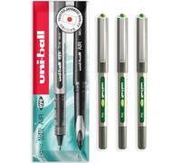 uni-ball EYE - UB-157E Rollerball Pens - 0.7mm Nib - In Envelope Gift Packaging (Pack of 3, Light Green)