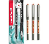 uni-ball EYE - UB-157E Rollerball Pens - 0.7mm Nib - In Envelope Gift Packaging (Pack of 3, Orange)