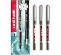 uni-ball EYE - UB-157E Rollerball Pens - 0.7mm Nib - In Envelope Gift Packaging (Pack of 3, Pink)