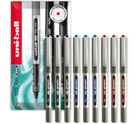 uni-ball EYE - UB-157E Rollerball Pens - 0.7mm Nib - In Envelope Gift Packaging (Pack of 9, Multicolor)