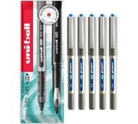 uni-ball EYE - UB-157E Rollerball Pens - 0.7mm Nib - Pack of 5 - Light Blue Ink - In Envelope Gift Packaging