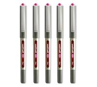 uni-ball EYE - UB-157E Rollerball Pens - 0.7mm Nib - Pink Ink - Pack of 5