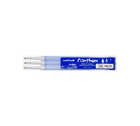 Uni-Ball Fanthom Erasable Gel Ink Pen Refill (3pcs) Blue