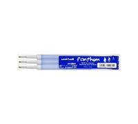Uni-Ball Fanthom Erasable Gel Ink Pen Refill (3pcs) Blue