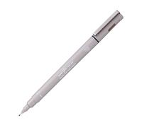 Uni Pin Fineliner Drawing Pen - 0.5mm Nib - Light Grey Ink - Single