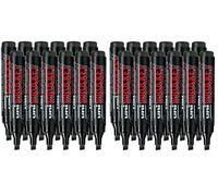 uni-ball Flipchart Marker Plain PROCKEY, 3-6 mm Wedge, Pack of 24, Black