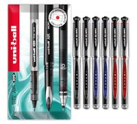 uni-ball Gel Impact Broad - UM-153S Rollerball Pens - 1.0mm Nib Tip - In Envelope Gift Packaging (Pack of 6, Multicolor)