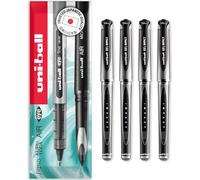 uni-ball Gel Impact Broad - UM-153S Rollerball Pens - 1.0mm Nib Tip - In Envelope Packaging (Pack of 4, Black)