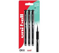 uni-ball Gel Impact UM-153S Rollerball Pen 0.6 mm Black Pack of 3