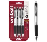 Uni-Ball Impact Gel Pen | Auto-retracting clip protects against marks & stains, bold gel ink lay-down, fraud-resistant uni Super Ink, fade-resistant