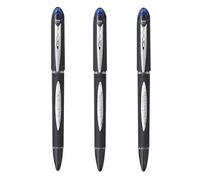 UNI -BALL JET STREAM SX-210 1.0 MM ROLLER BALL PEN IN 4 COLOURS (PACK OF 3) (BLUE)