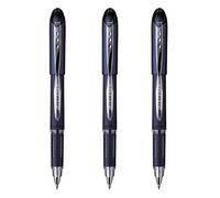 UNI -BALL JET STREAM SX-217 0.7 MM ROLLER BALL PEN IN 2 INK COLOURS (PACK OF 3) (BLACK)