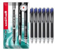 uni-ball Jetstream Retractable Rollerball Pens - SXN-210 RT - 1.0mm Nib - In Envelope Gift Packaging (Pack of 6, Blue)