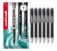 uni-ball Jetstream Retractable Rollerball Pens - SXN-210 RT - 1.0mm Nib - In Envelope Gift Packaging (Pack of 6, Black)