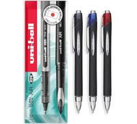 uni-ball Jetstream Retractable Rollerball Pens - SXN-210 RT - 1.0mm Nib - In Envelope Gift Packaging (Pack of 3, Multicolor)