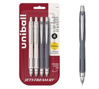 Uni-ball Jetstream RT Pens - NY Times Wirecutter Best Pen for Over a Decade - Pack of 4 Black Fine Point Pens, 0.7mm - Back to School