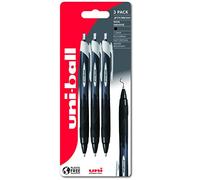 uni-ball Jetstream Sport SXN-150S Ballpoint Gel Pens. Premium 1.0mm Rollerball Tip. Smooth Writing Black Uni Super Ink Dries Instantly. Pack of 3 in Plastic Free Packaging