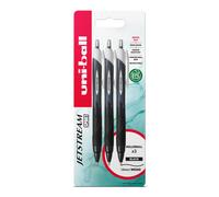 uni-ball Jetstream Sport SXN-150S Ballpoint Gel Pens. Premium 1.0mm Rollerball Tip. Smooth Writing Black Uni Super Ink Dries Instantly. Pack of 3 in