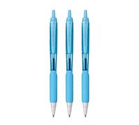 uni-Ball Jetstream SXN-101FL-07 Rollerball Pen - Blue Ink (Pack of 3)