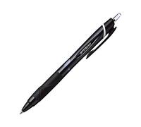 Uni-Ball Jetstream Ink Pens Mix SXN150C retractable with Grip, 0.7 mm Fine Tip - black (Pack of 10)