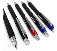 uni-ball - Jetstream SXN-210-1.0mm Retractable Rollerball Pen - Pack of 5 - [2 Black, 2 Blue, 1 Red]