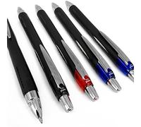 uni-ball - Jetstream SXN-210-1.0mm Retractable Rollerball Pen - Pack of 5 - [2 Black, 2 Blue, 1 Red]