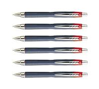 Uni-Ball Jetstream SXN217 Retractable Ink Rollerball Pens Fine Tip 0.7 mm Pack of 6 Redaa