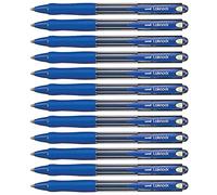 UNI-BALL Laknock Retractable Ballpoint Pen - Blue (Pack of 12)