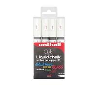 uni-ball Chalk Marker Wallet Bullet 1.8-2.5 mm White Pack of 4