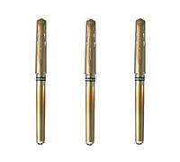 uni-ball Mitsubishi Pencil - 3 Gel Ink Rollerball Pens Signo Broad Gold - 1 mm Tip - Wide Writing - Creative Rollerball Pen for Card Making and Creative Hobbies