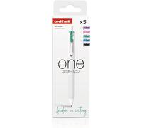 Uni-Ball One roller, retractable, gel, 0.7 mm, 5 colors, NEON
