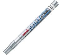 Uni-Ball Paint Marker Pen PX-21 Silver - Fine 1mm Bullet Tip
