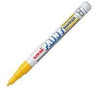 Uni-Ball Paint Marker With Fine Bullet Tip - Yellow (Pack Of 12)