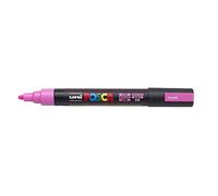 Uni-Ball Posca 182578 Marker Pen Medium Tip PC 5 m 1.8-2.5 mm Fluorescent Pink