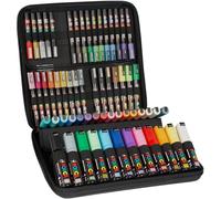 uni-ball Posca 186808 60-Piece Marker Pen Set with Case