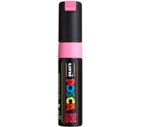 Uni Posca Marker PC-8K Paint Glass Pen Broad Chisel Tip 8.00mm Fluorescent Pink