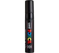 Uni-Ball Posca Extra Broad Chisel Marker Black PC17K | 15mm rectangular tip marker for almost all surfaces
