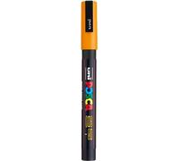 Uni : Posca Marker : PC-3M : Fine Bullet Tip : 0.9 - 1.3mm : Bright Yellow (Orange)