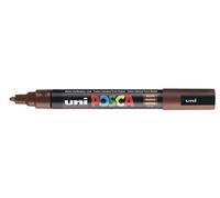 UNI-BALL POSCA MARKER PEN PC-5M - BROWN - Single Pen