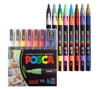 Posca Pc3m-fine Tip Marker Pen 16 Units Multicolor Kids
